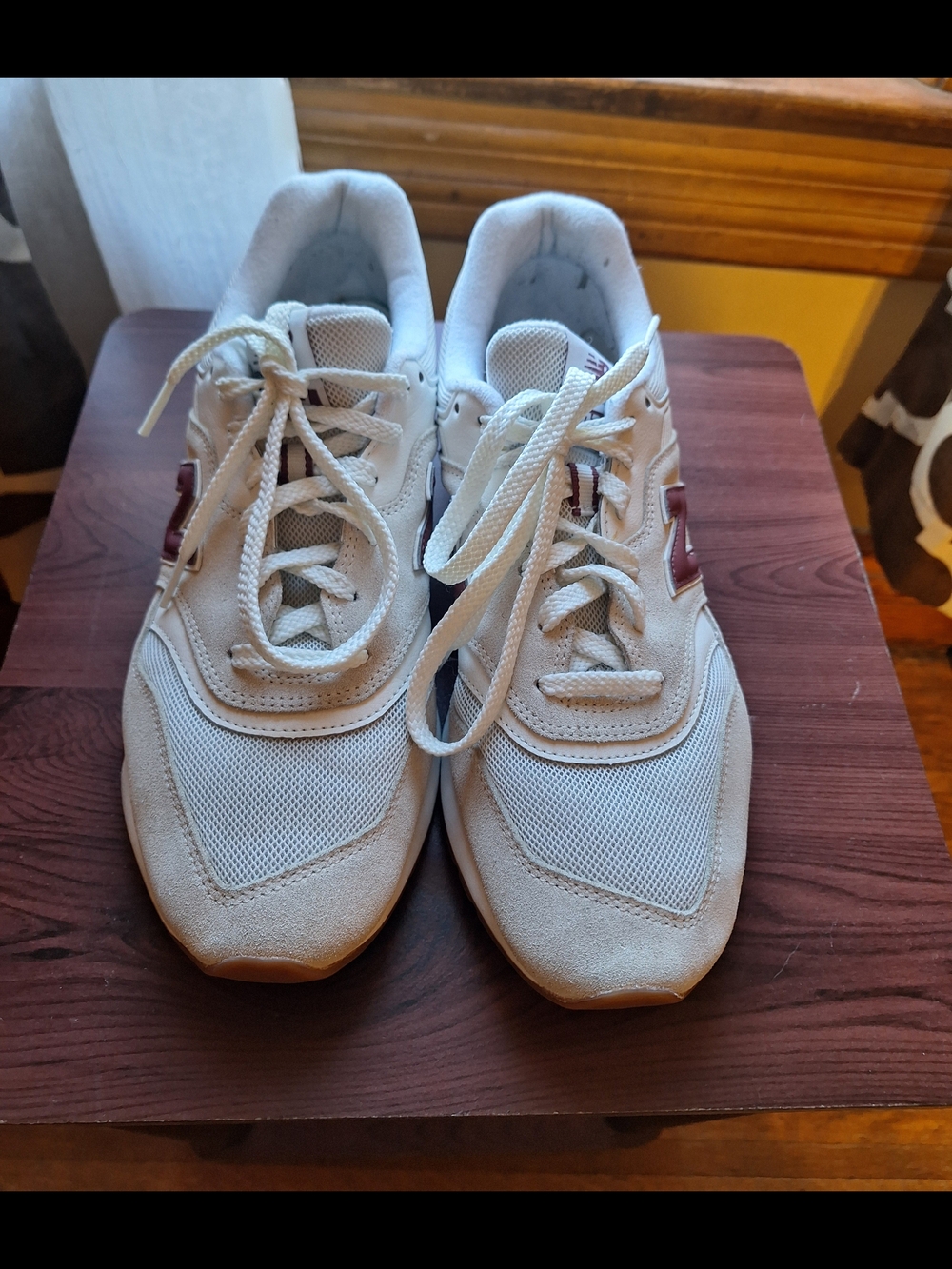 Womens New Balance 997H Beige & Mauve Retro Sneakers. Sz 10. - Picture 6 of 10